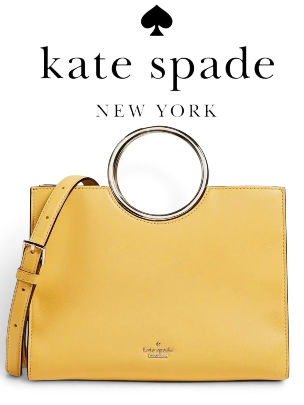 Kate Spade New York White Rock Road Sam Handbag w/ Removable Strap (Retail $358)